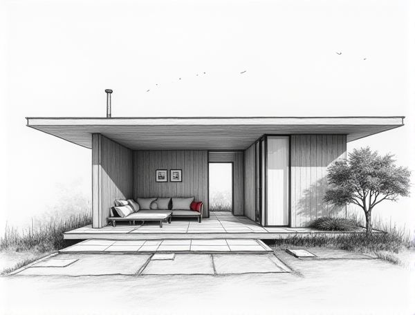 Minimalist Home Design Featuring Tatami Mat Zoning in Modern Manufacturing Spaces