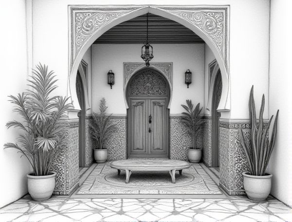 Discover Moroccan Home Design: Zellige Tile Accent Walls in Modern Manufacturing
