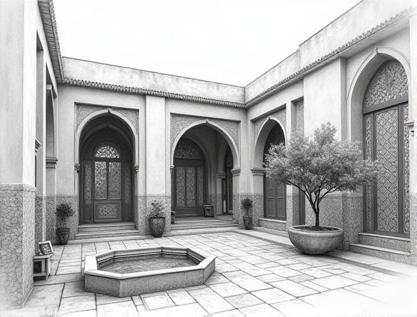 Moroccan Riad Home Design: The Artistry of Zellige Tile Fountains in Modern Manufacturing