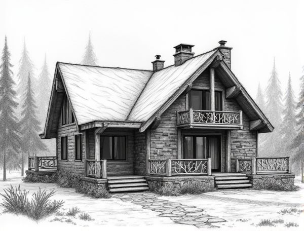 Mountain Chalet Home Design: Enhancing Rustic Interiors with Antler Chandeliers in Modern Manufacturing
