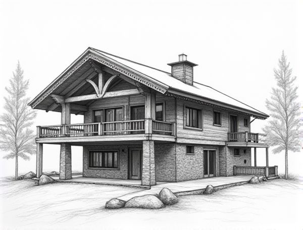 Mountain Chalet Home Design: Harnessing Cross-Laminated Timber Beams in Modern Manufacturing