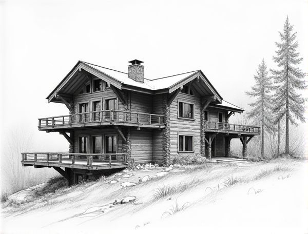 Mountain Chalet Home Design With Cross-Laminated Timber: Modern Manufacturing for Alpine Living