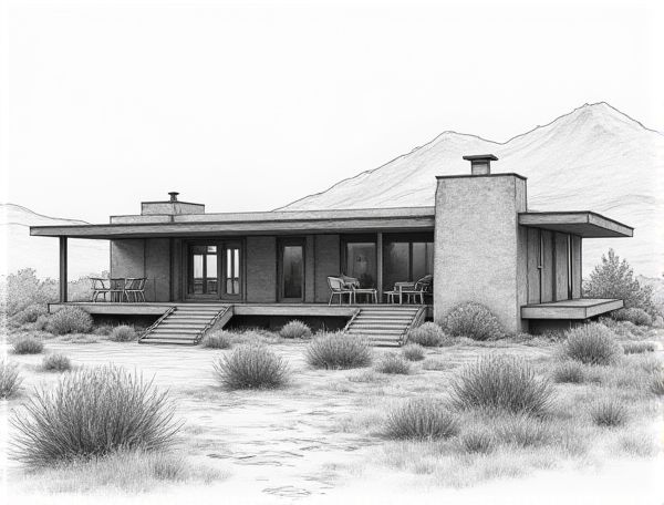 Mountain Modern Home Design: Exploring Rammed Earth Walls in Residential Construction Manufacturing