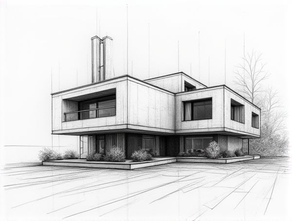 Neo-Futurist Home Design Showcasing Kinetic Facade Elements in Modern Manufacturing