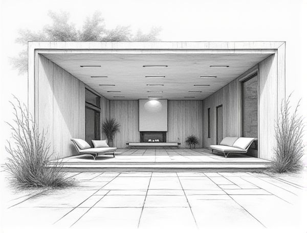 Neo-Futuristic Home Design: Exploring Parametric Acoustic Panels in Modern Manufacturing