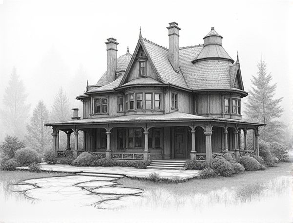 Neo-Victorian Home Design with Concealed Hydroponic Gardens: Sustainable Innovations in Modern Manufacturing