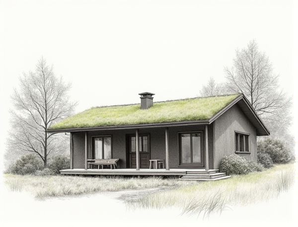 Nordic Minimalism Home Design with Green Roofs: Sustainable Trends in Modern Manufacturing