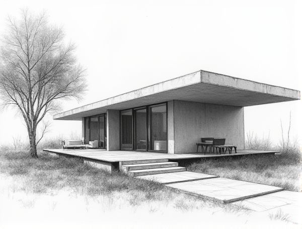 Organic Modern Home Design Featuring Lime Plastered Walls: A Sustainable Approach in Modern Manufacturing