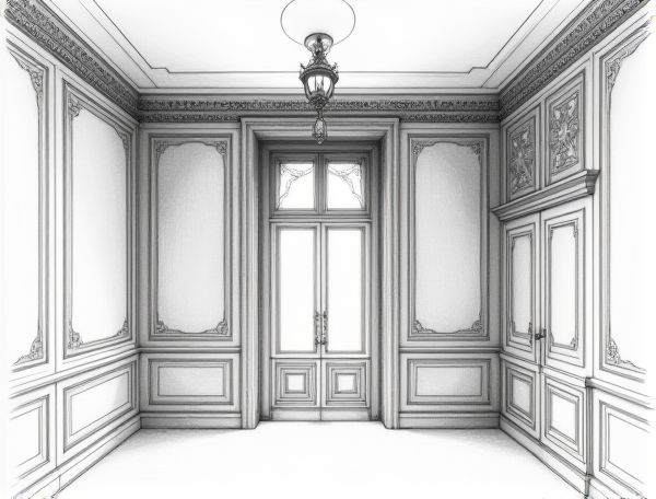 Parisian Apartment Home Design: Exploring Intricate Crown Moulding and Its Role in Modern Manufacturing