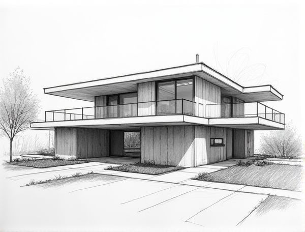 Postmodern Home Design: Exploring Deconstructivist Facades in Prefabrication and Manufacturing