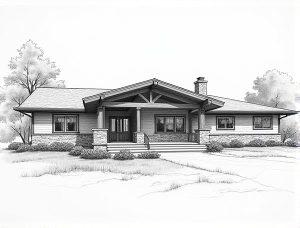 Exploring Prairie-Style Home Design: Cantilevered Roof Eaves and Modern Manufacturing Techniques