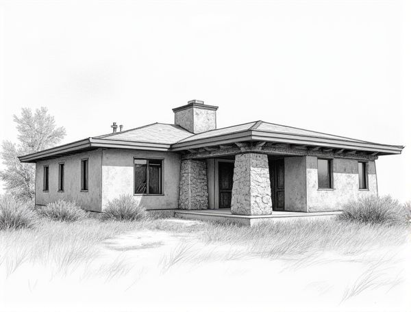 Prairie-Style Home Design Defined: Rammed Earth Walls in Modern Construction