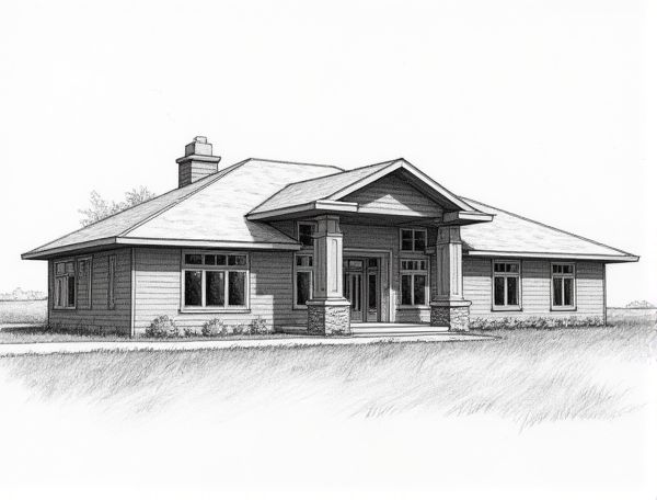 Prairie-Style Home Design with Ribbon Windows: Architectural Elements and Modern Manufacturing Techniques
