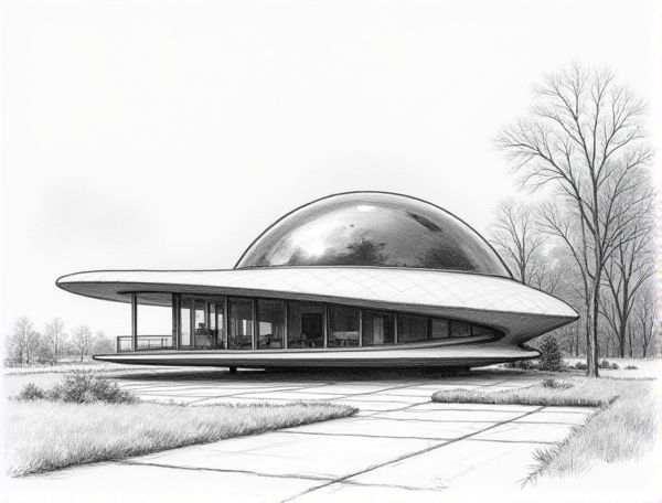 Retro-Futuristic Home Design Features and Manufacturing Insights for Bubble Dome Skylights