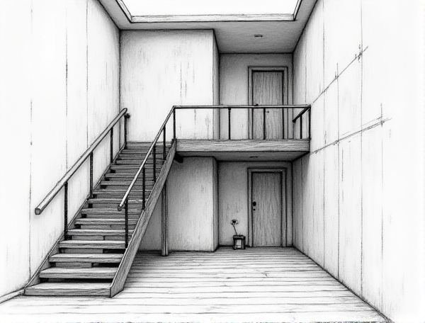 Scandi-Industrial Home Design: Showcasing Raw Steel Staircases and Manufacturing-Inspired Style