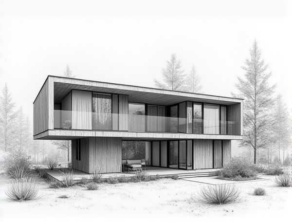 Scandinavian Home Design with Double-Height Atriums: A Modern Approach in Manufacturing