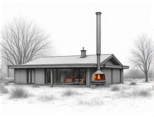 Scandinavian Home Design Features and Manufacturing Benefits of Double-Sided Wood Stoves