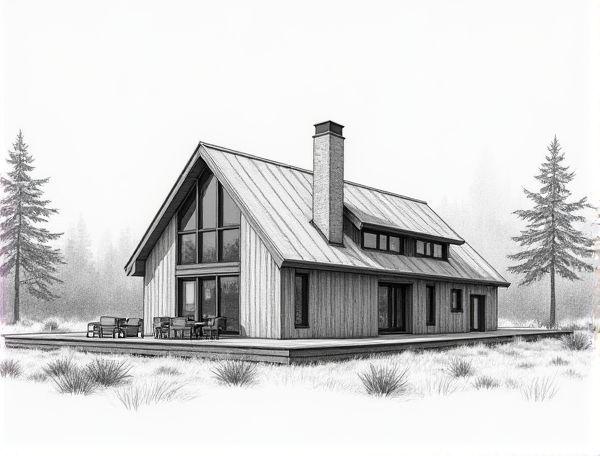 Scandinavian Home Design Featuring Geothermal Heat Pumps for Sustainable Manufacturing