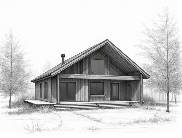Scandinavian Home Design Featuring Geothermal Radiant Floors in Modern Manufacturing