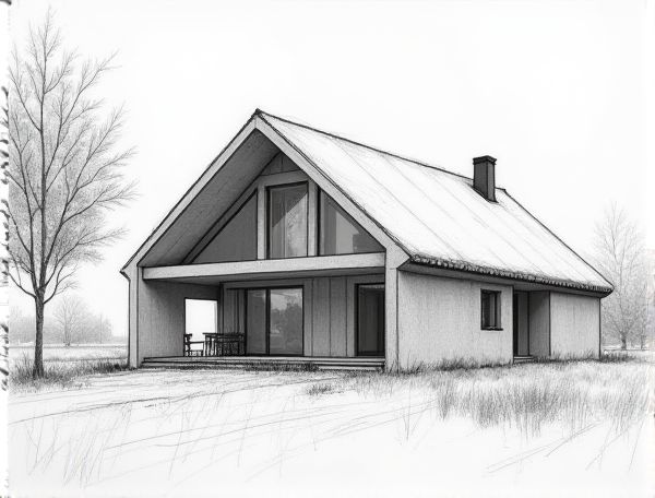 Scandinavian Home Design Featuring Hempcrete Insulation Panels: A Sustainable Approach to Modern Manufacturing