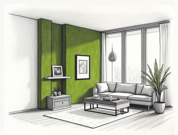 Scandinavian Home Design with Moss Wall Dividers: Sustainable Elegance in Modern Manufacturing