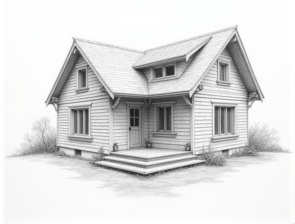 Shaker Home Design with Custom Peg Rail Storage in Modern Manufacturing
