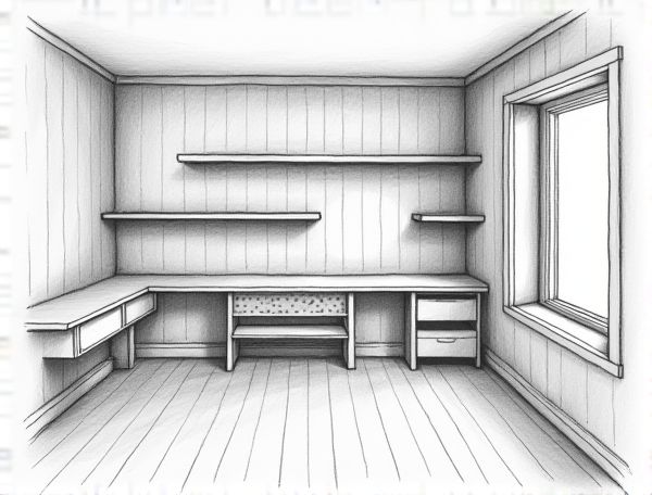 Shaker Home Design with Pegboard Wall Systems: Streamlining Manufacturing Spaces