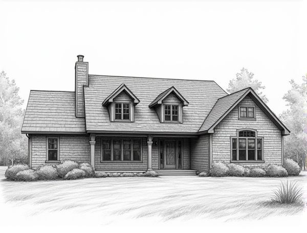 Shingle Style Home Design Featuring Eye-Catching Eyebrow Dormers in Modern Manufacturing