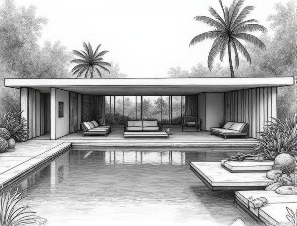 Tropical Home Design with Indoor Koi Ponds: Crafting Nature-inspired Retreats in Modern Manufacturing