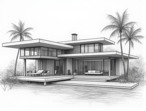 Tropical Home Design Featuring Retractable Glass Walls: Innovative Solutions in Modern Manufacturing