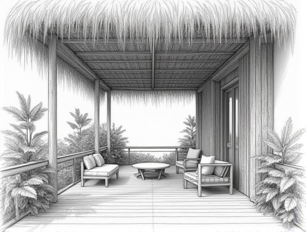 Tropical Home Design Featuring Woven Bamboo Ceiling Panels: Manufacturing Insights and Aesthetic Appeal