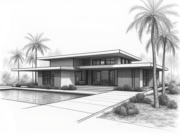 Tropical Modern Home Design Featuring Adjustable Louvered Facades in Contemporary Manufacturing