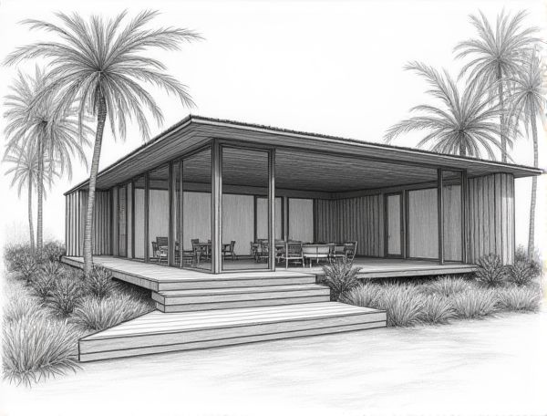 Tropical Modern Home Design: The Role of Bamboo Slatted Ceilings in Sustainable Manufacturing