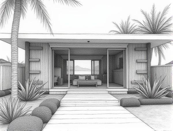 Discover Tropical Modern Home Design: Indoor-Outdoor Pivot Doors in Contemporary Architecture and Manufacturing
