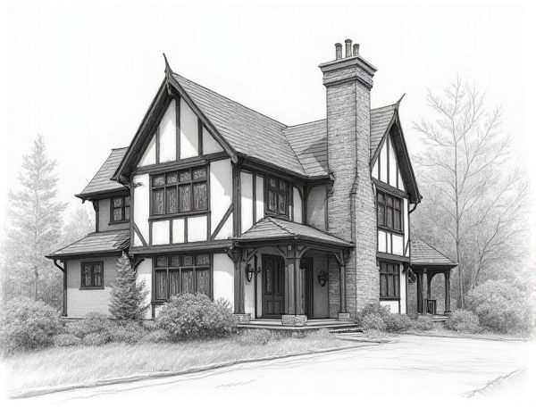 Tudor Home Design: Exploring Half-Timbered Gable Walls in Modern Manufacturing