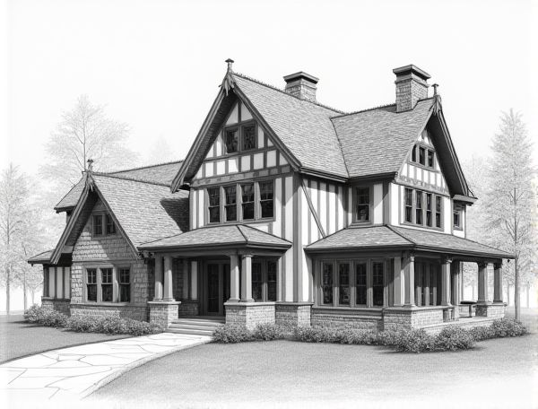 Tudor Revival Home Design: Fire-Resistant Timber Framing and Modern Manufacturing Benefits