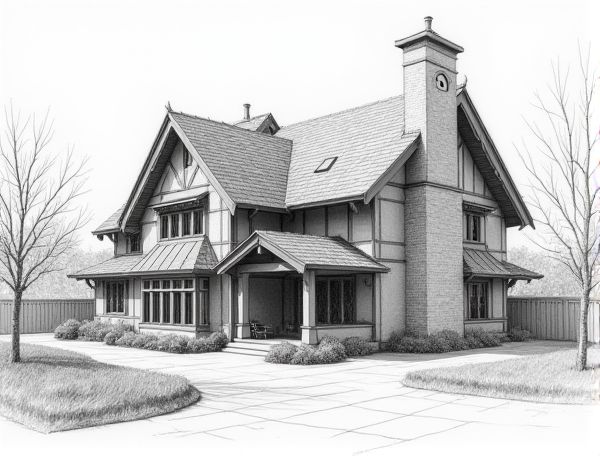 Tudor Revival Home Design: Blending Historic Charm and Discreet Wheelchair Accessibility in Modern Construction