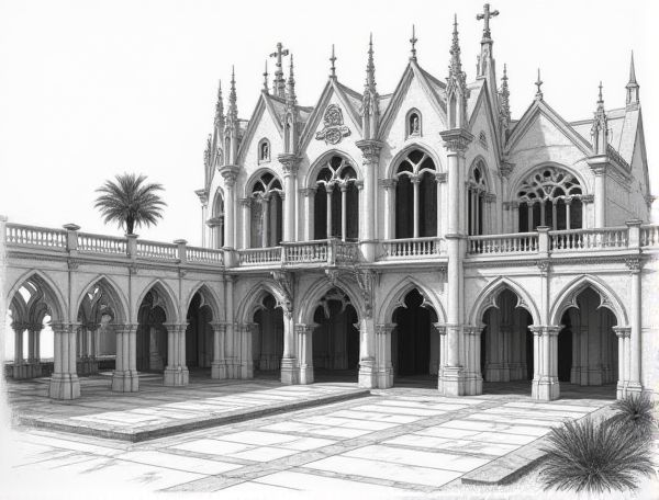 Venetian Gothic Home Design: Unveiling Opulent Quarried Marble Floors in Modern Manufacturing