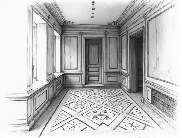 Victorian Home Design Featuring Authentic Encaustic Tiles in Modern Manufacturing