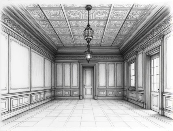 Victorian Home Design: Exploring Pressed Tin Ceiling Panels in Modern Manufacturing
