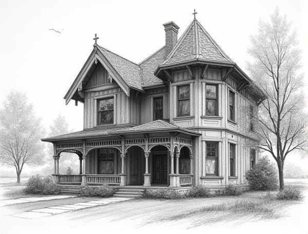 Victorian Home Design Showcasing Pressed Tin Ceilings in Modern Manufacturing