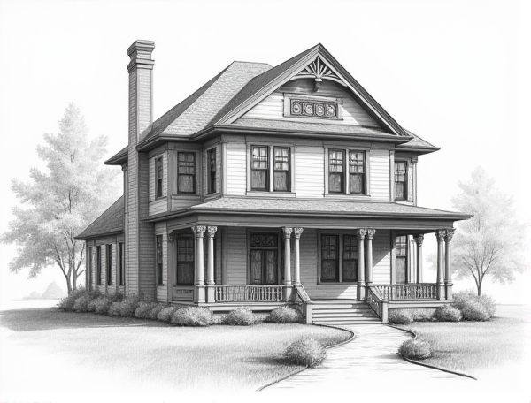 Victorian Home Design Features: Stained Glass Transom Windows in Modern Manufacturing