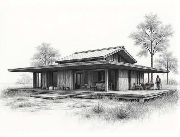 Wabi-Sabi Home Design: Harnessing Reclaimed Teak Wood Elements for Authentic Living Spaces