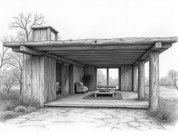 Wabi-Sabi Home Design: Showcasing Reclaimed Timber Beams in Modern Manufacturing