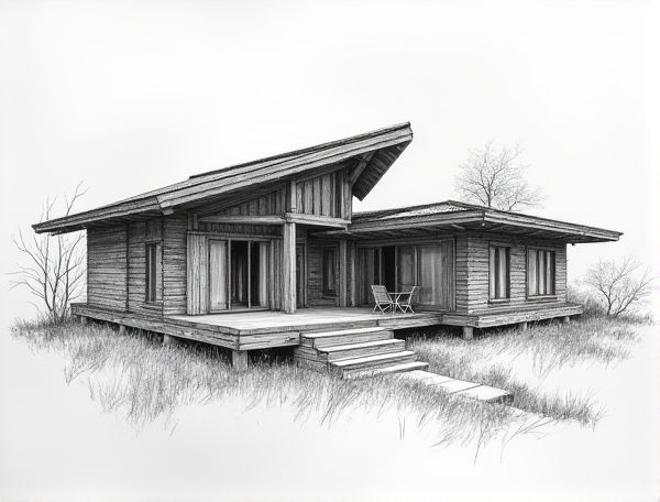 Wabi-Sabi Home Design with Reclaimed Timber Cladding: Discovering Natural Beauty and Sustainability in Modern Manufacturing