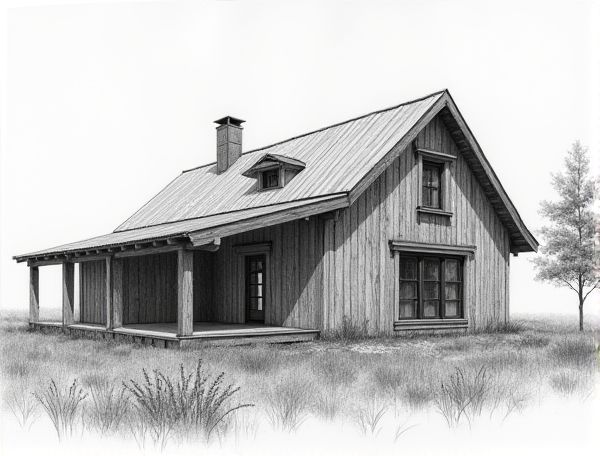 Wabi-Sabi Home Design: Showcasing Repurposed Century-Old Barn Wood in Modern Manufacturing