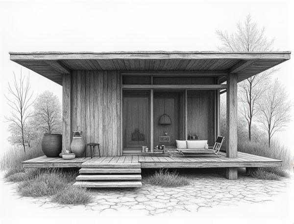 Wabi-Sabi Home Design with Weathered Reclaimed Wood: Authentic Rustic Aesthetics in Modern Manufacturing